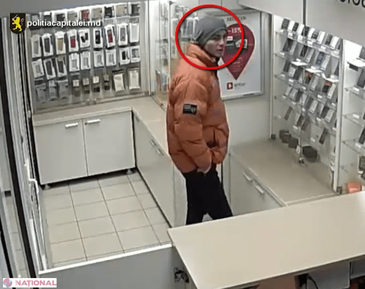 Tot mai DES în ultimul timp: Solicită de la vânzători să vadă produse și fug cu ele în mână fără să plătească! Îl recunoști pe acest individ?