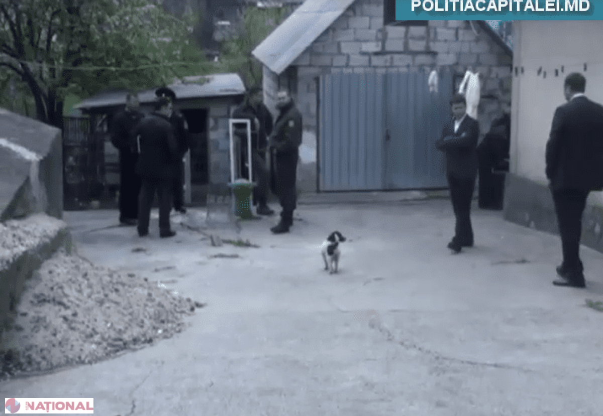 S-a incendiat când polițiștii au venit să-i sechestreze casa