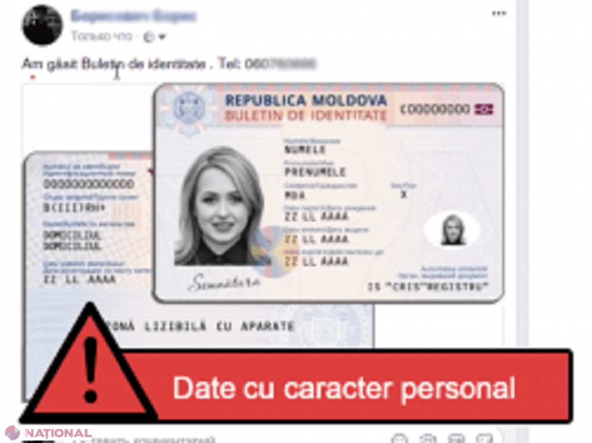 ATENȚIONARE: NU mai plasați poze cu acte pierdute pe rețelele de socializare. Riscați AMENZI de până la 15 000 de lei