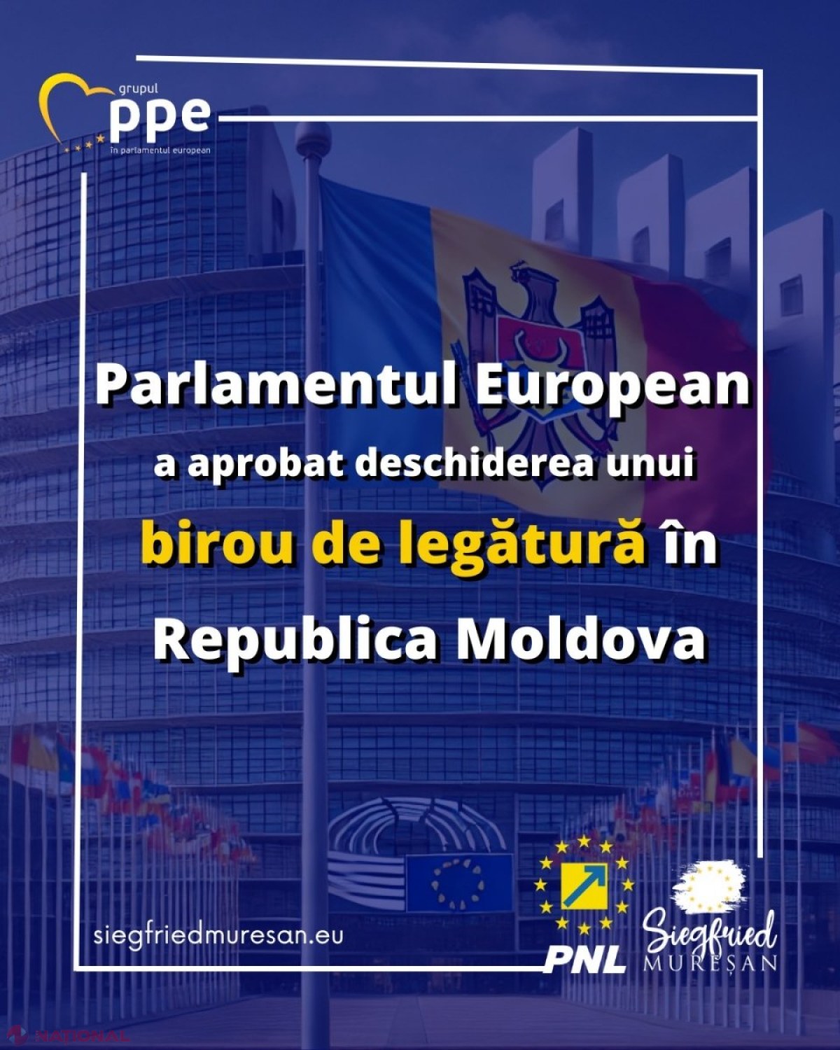 Decizie luată la Strasbourg: Parlamentul European va înființa un birou de legătură la Chișinău 