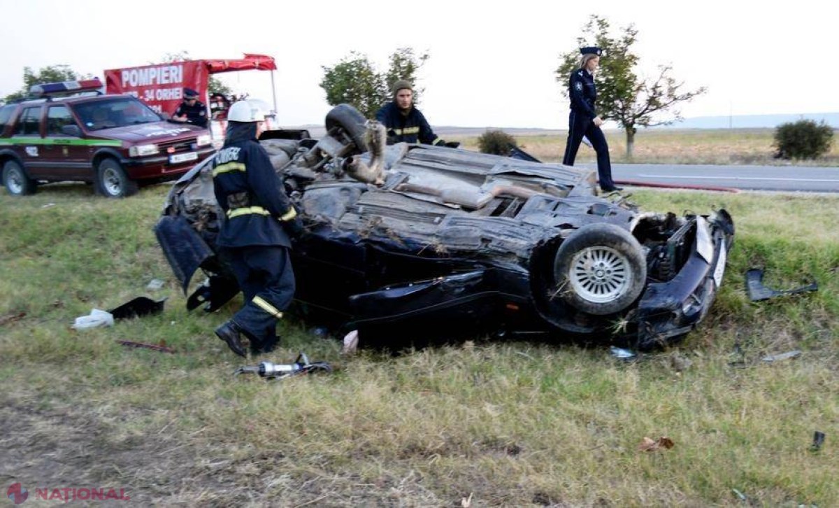 GRAV accident de circulaţie pe traseul Chişinău-Soroca. O persoană a DECEDAT