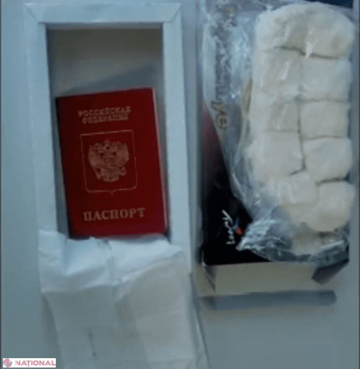 Pașaport rusesc ascuns printre dulciuri turcești