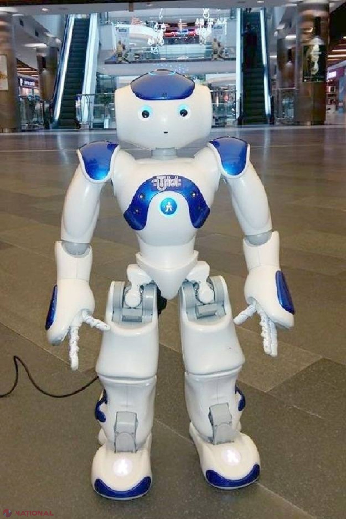INGENIOS // Roboțelul Frank, pe post de MOMEALĂ: Cum sunt îndemnați absolvenții din R. Moldova să-și continue studiile la ROBOTICĂ