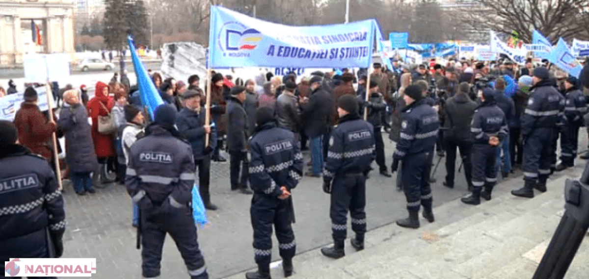 Profesorii din R. Moldova ies de mâine la proteste: Dacă revendicările nu vor fi auzite, la începutul lunii aprilie curent vor organiza un marș de amploare
