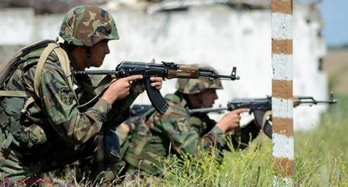  Militarii din Transnistria învață cum să blocheze granița