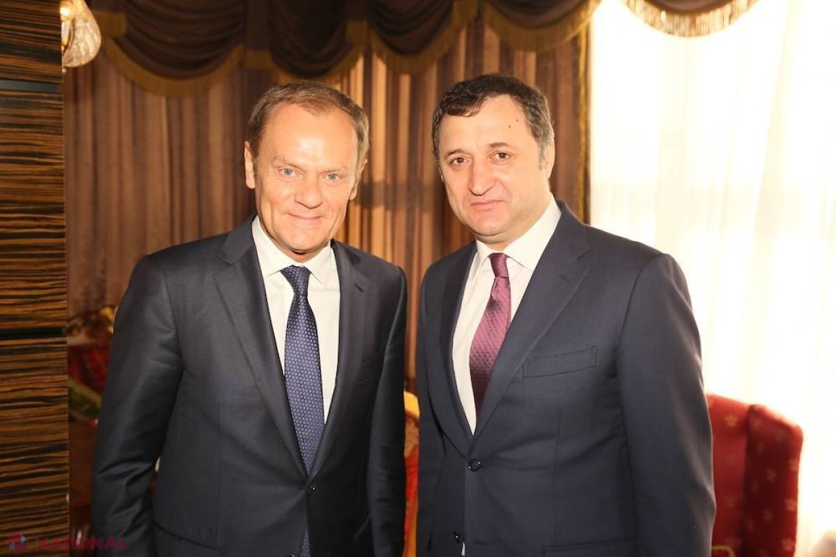 Tusk către Filat: „Eforturile de modernizare a R. Moldova vor fi susținute în continuare de UE”