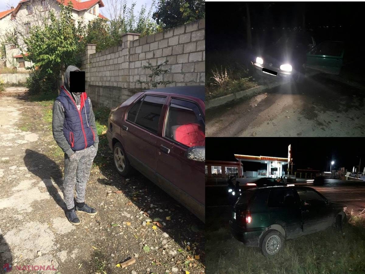 FURA mașini din Chișinău și, după ce se plimba, le abandona: Pățaniile unui minor din capitală