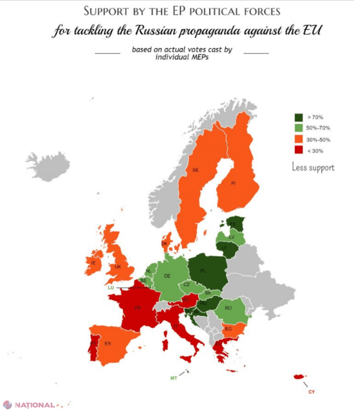 Votul în Parlamentul European a arătat cine sunt prietenii rușilor în Europa