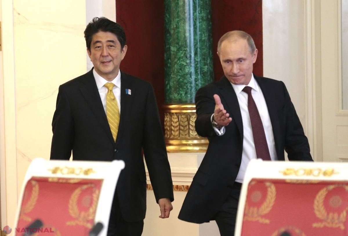 Putin, lăsat cu OCHII ÎN SOARE de premierul Japoniei