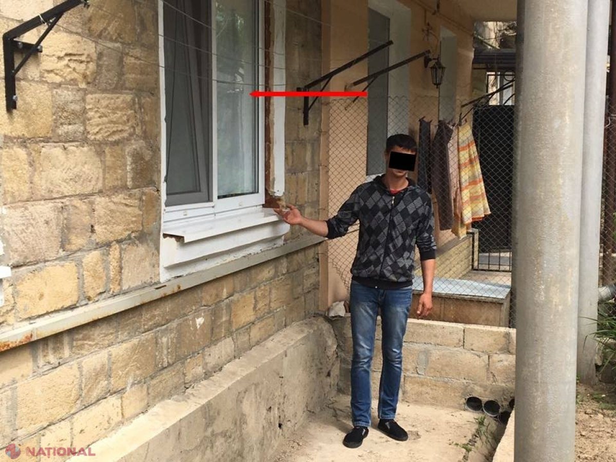 VIDEO // A intrat pe geam într-o casă din municipiul Chișinău și a furat MII de lei