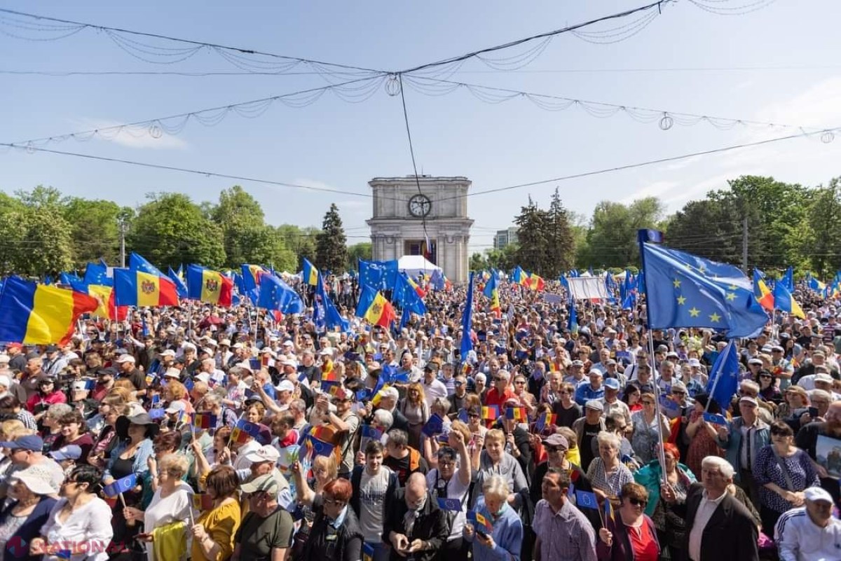 Propagandistul rus Vladimir Soloviov a folosit o fotografie cu mitingul de la Chișinău susținând că e un protest în Găgăuzia 