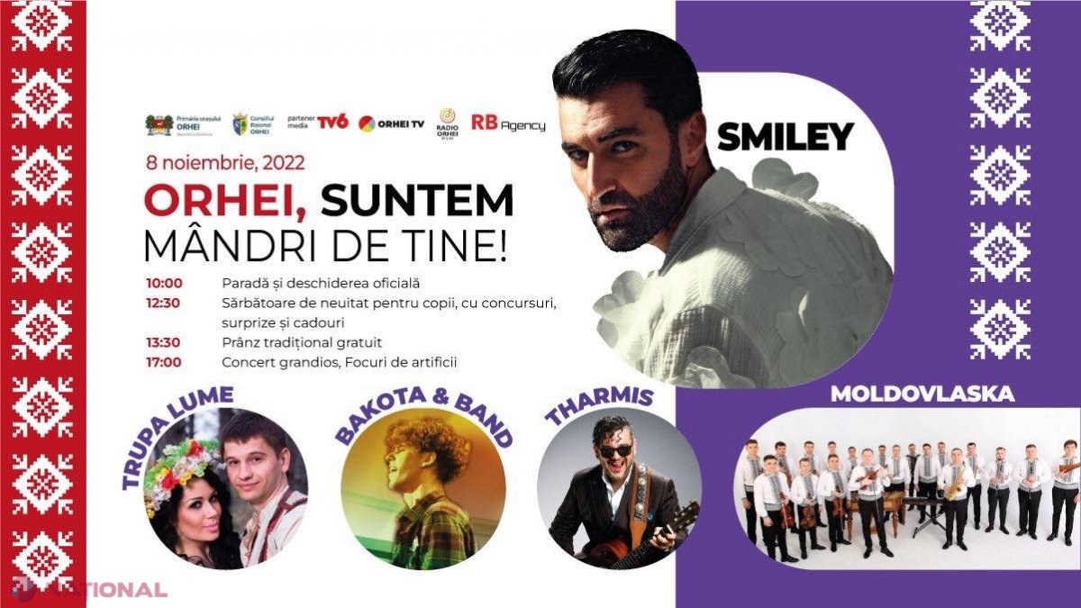 Smiley NU mai vine la Hramul orașului Orhei, după ce s-a pomenit în centrul unui SCANDAL: „Repaus vocal TOTAL pentru șapte zile”