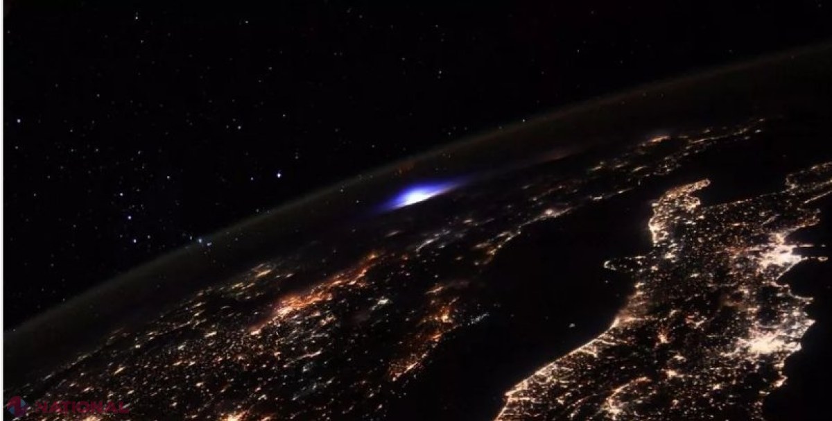 Strălucire misterioasă deasupra Europei, observată de astronauții Stației Spațiale Internaționale