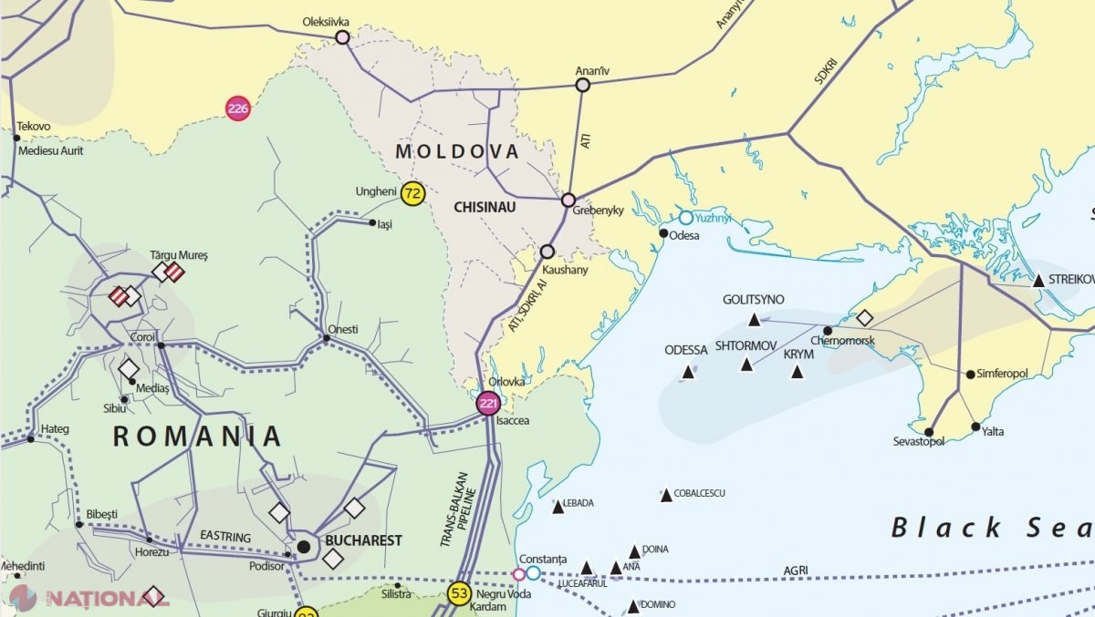 R. Moldova poate scăpa definitiv de ȘANTAJUL Rusiei. Chișinăul cumpără, în PREMIERĂ, gaze prin intermediul coridorului transbalcanic