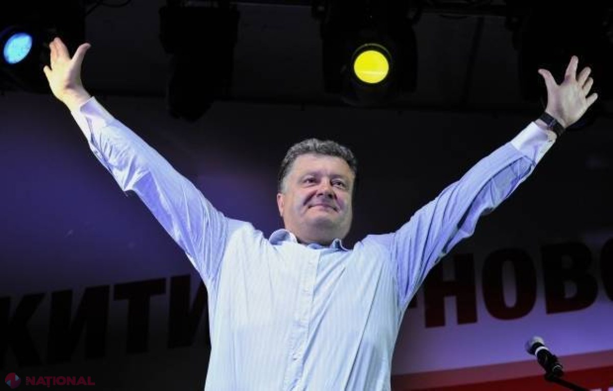 Prima declaraţie a lui POROŞENKO, anunţat câştigător de exit-poll-uri, după închiderea secţiilor de votare 
