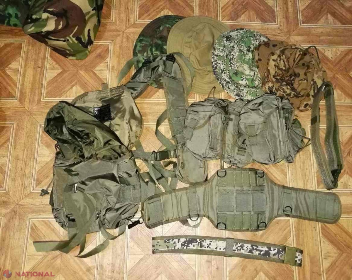 Echipament MILITAR, destinat „elementelor DIVERSIONISTE” din Balcani, depistat la frontiera moldo-română