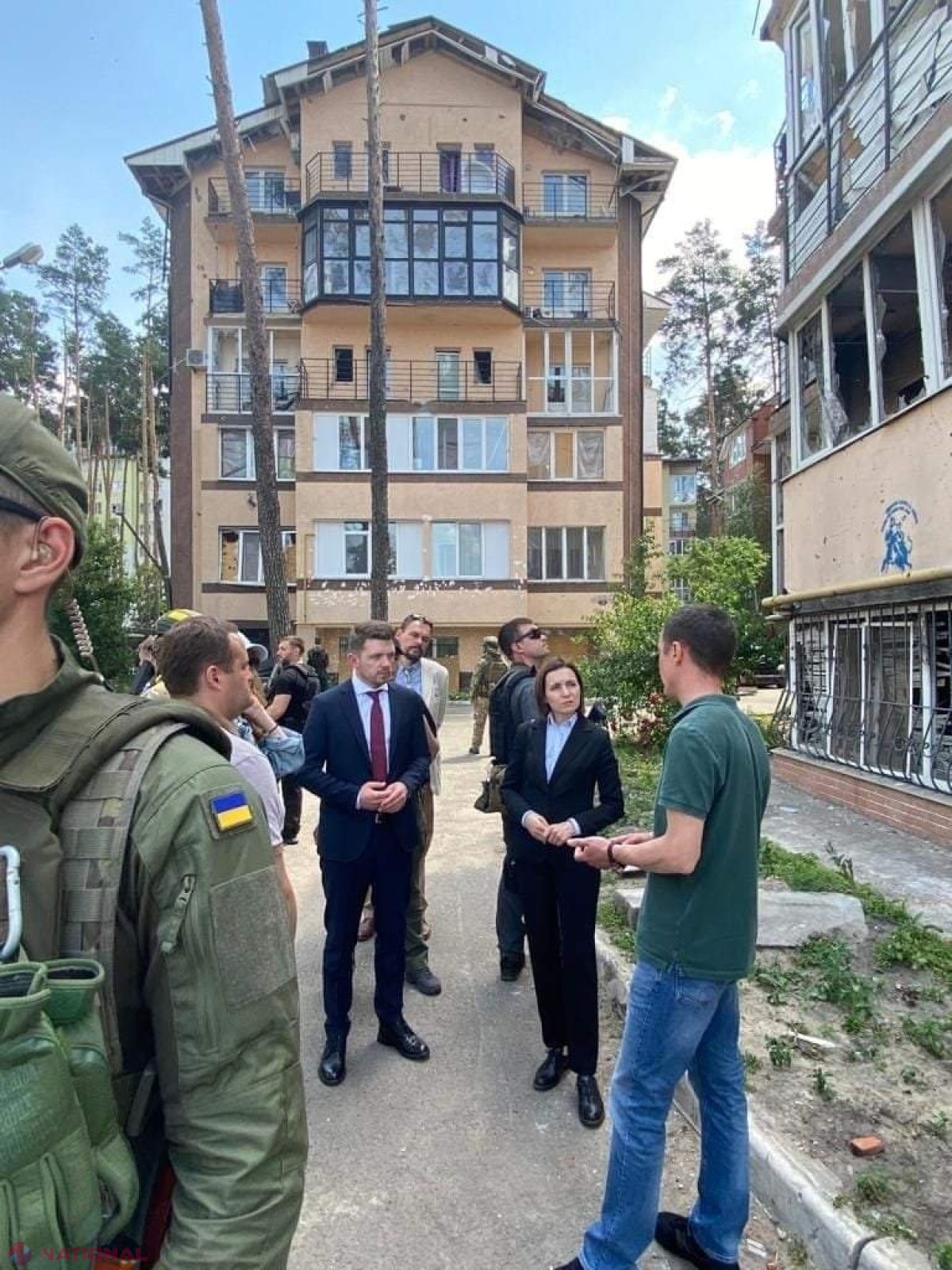 Maia Sandu a vizitat Borodeanka și Irpin, localități în care armata lui Putin a făcut PRĂPAD.
