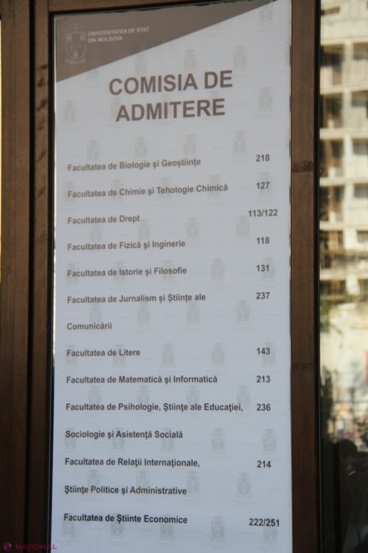 START oficial al ADMITERII la Universitatea de Stat din Moldova: 60 de specialități în cadrul a 11 facultăți, oferta instituției pentru candidați