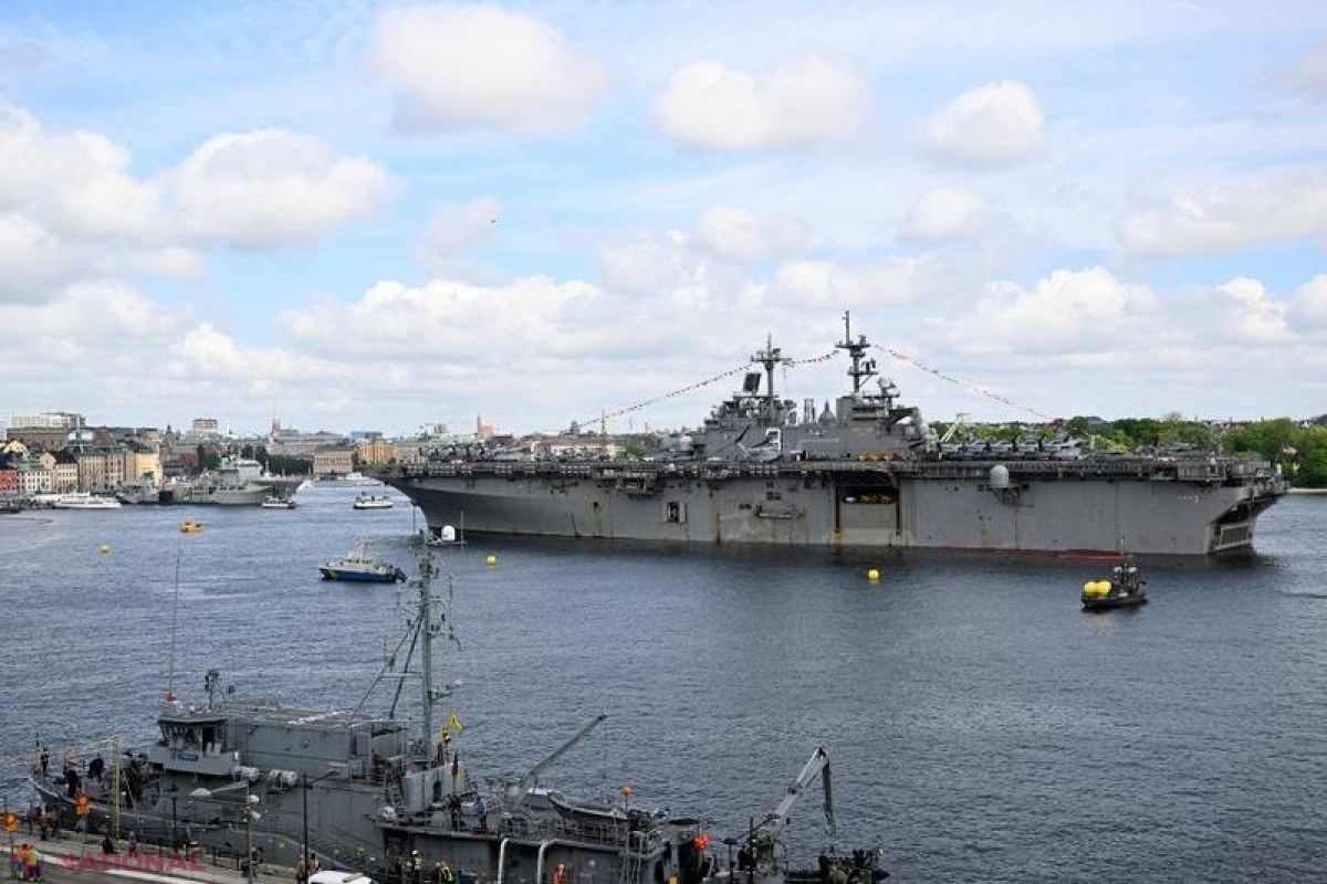 VIDEO // NATO, tot mai aprope de Rusia: 45 nave, 75 avioane și 7 000 de soldați, la Stockholm pentru exercițiul NATO în Marea Baltică