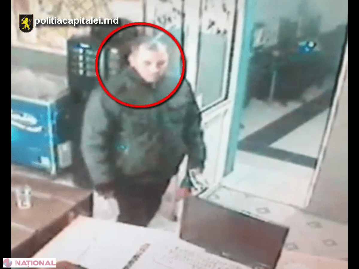 VIDEO // Un tânăr a oferit o „lecție” despre cum să FURI un laptop în doi timpi și trei miscări: Acum este căutat de Poliția din Chișinău
