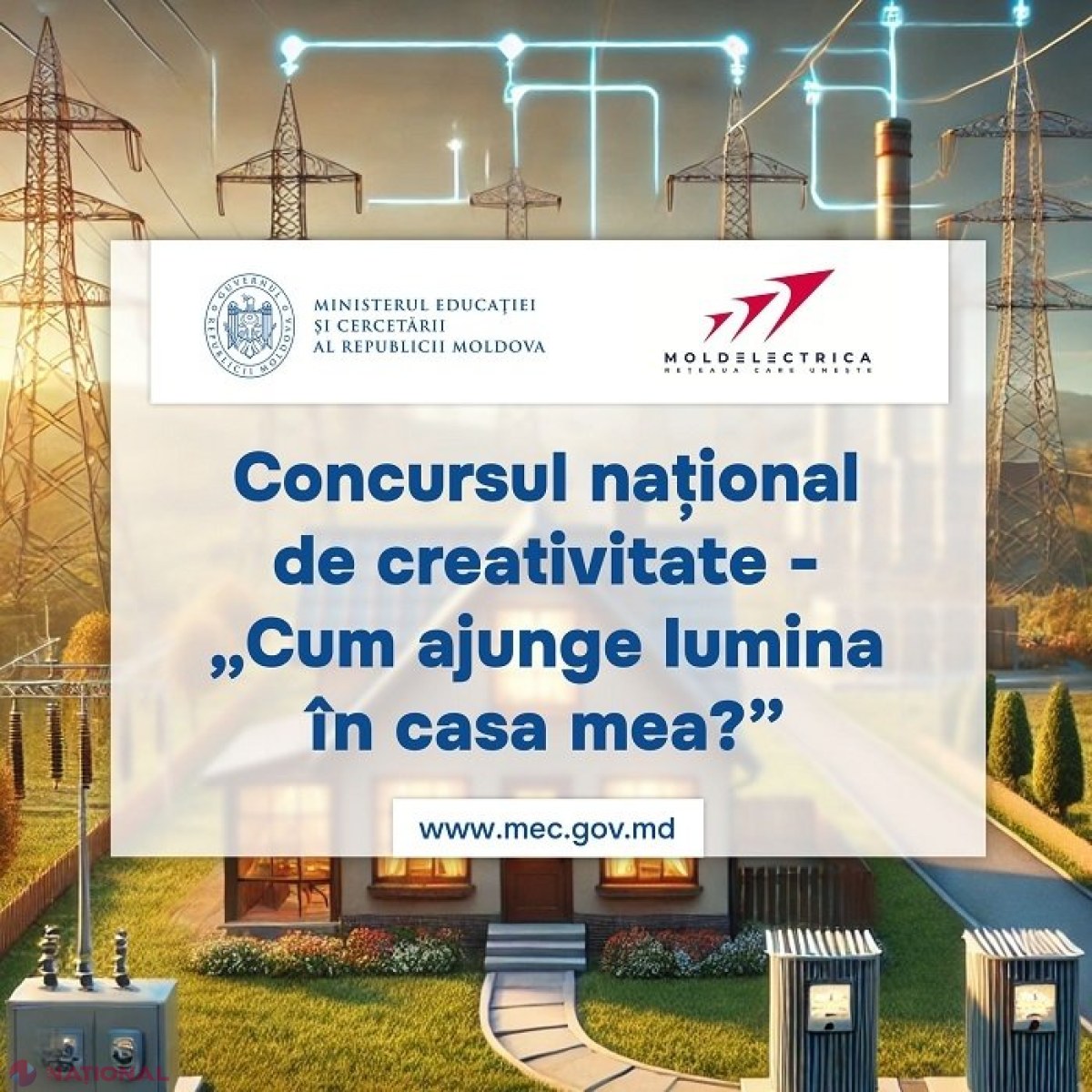 CONCURS pentru elevii din R. Moldova: Laptop, tabletă, boxă sau ceas inteligent dacă arată „Cum ajunge lumina în casa mea?”