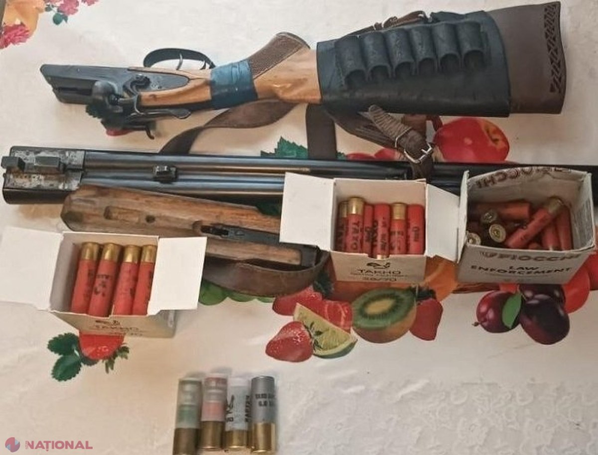 VIDEO Percheziții la Cahul, Vulcănești și Taraclia. Polițiștii au depistat arme, muniții și cantități mari de pulbere care se atribuie la substanțe explozive