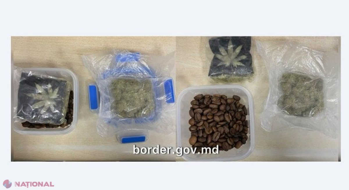 Cafea cu droguri, la Leușeni: Un tânăr venea acasă din Elveția de unde și-ar fi cumpărat marijuana „pentru uz personal”