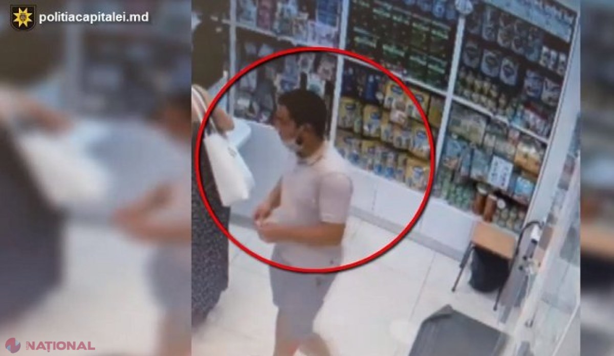 VIDEO // Recunoașteți bărbatul din imagini? Ar fi FURAT dintr-o farmacie și este căutat de Poliție