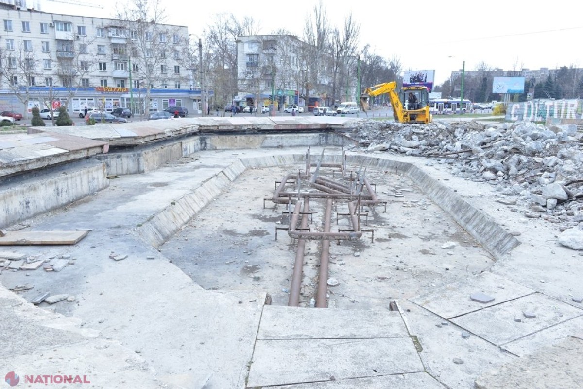 FOTO // Așa va arăta HAVUZUL din Parcul „Valea Trandafirilor”, după reconstrucție: Oamenii se vor putea plimba printre jeturile de apă