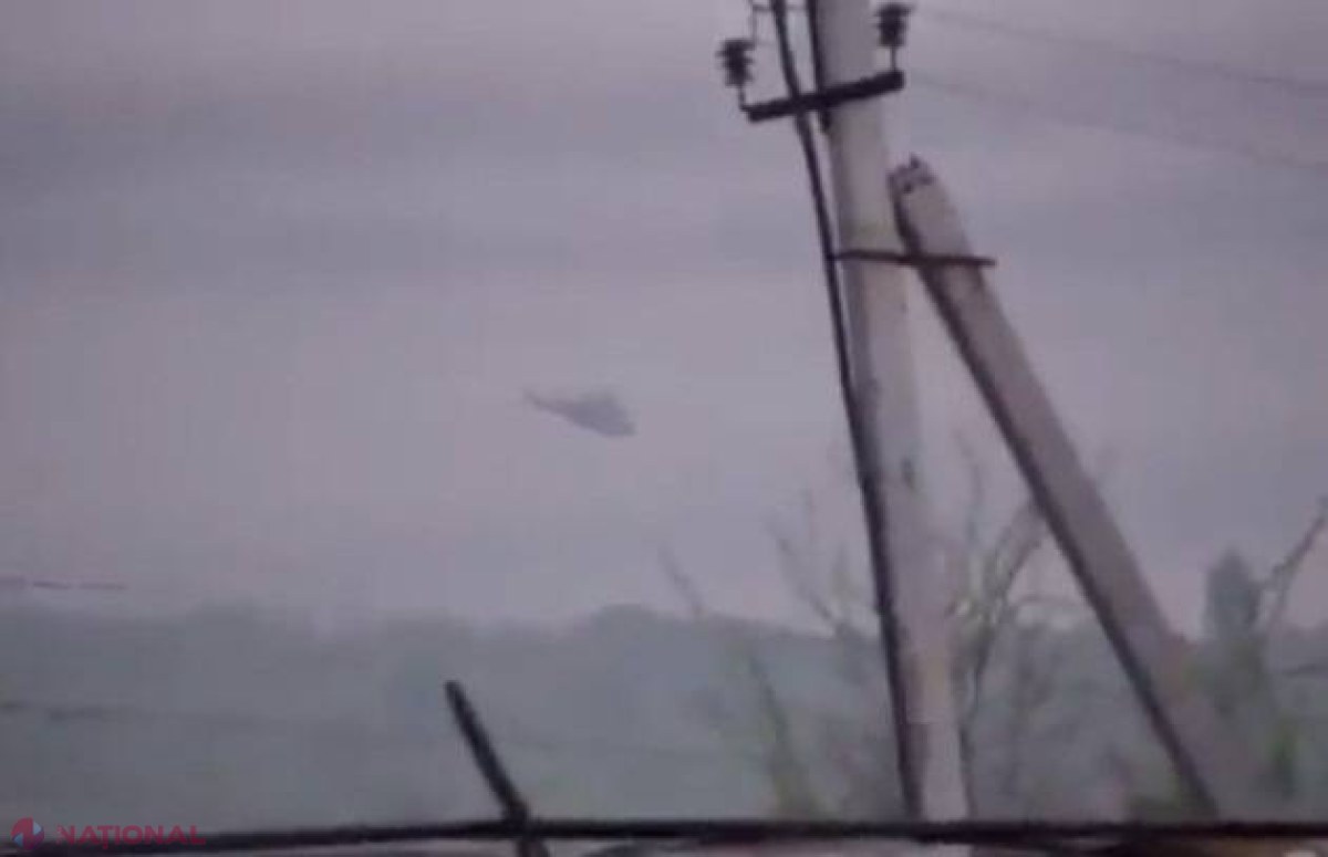 ÎNCĂ UN ELICOPTER militar ucrainean DOBORÂT de separatişti