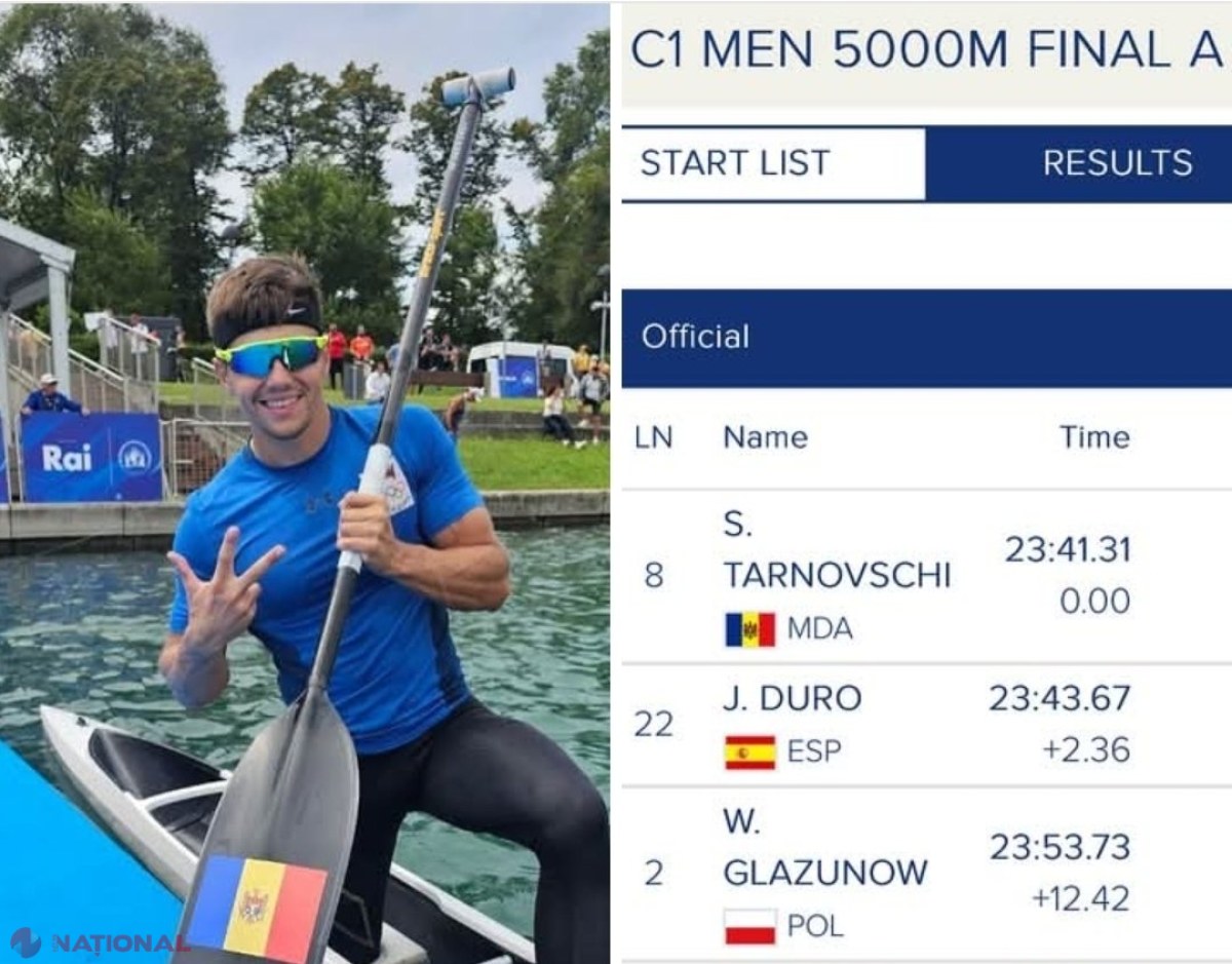 Aur pentru R. Moldova la Milano. Serghei Tarnovschi, campion MONDIAL pe distanța de 5 000 metri