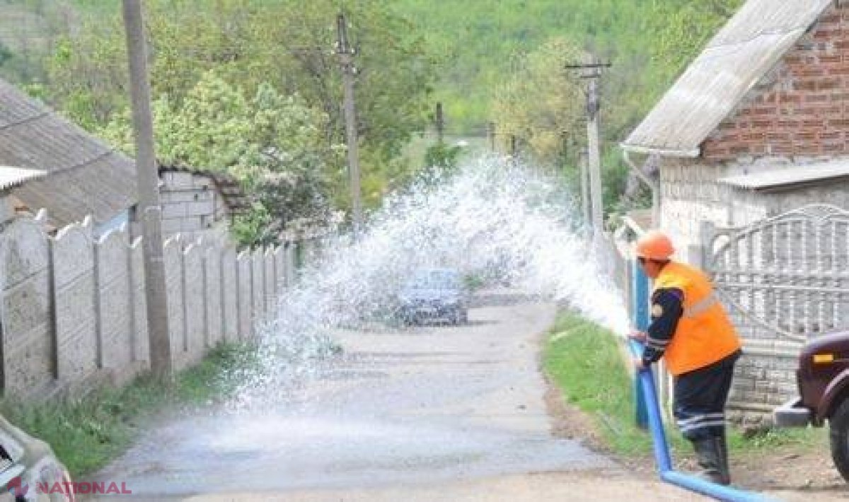 Trei sate din Căușeni au, după 20 de ani, APĂ potabilă