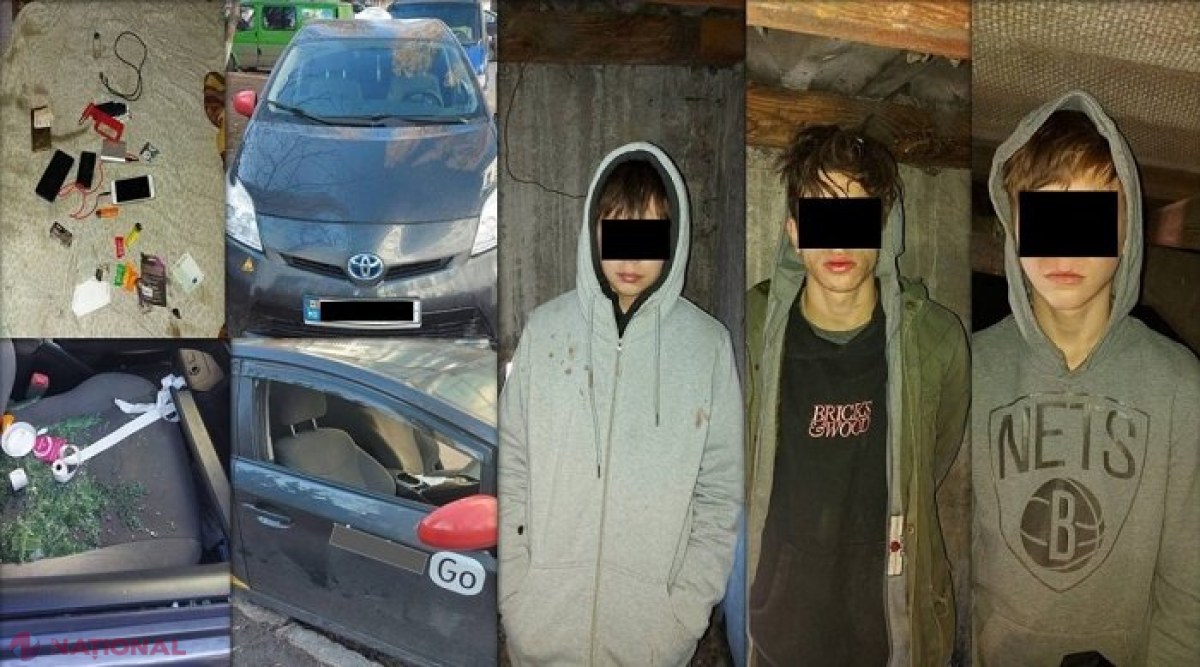 Trei copii au DETERIORAT geamurile de la trei mașini parcate în Chișinău: Se ascundeau la etajul tehnic al unui bloc de locuit