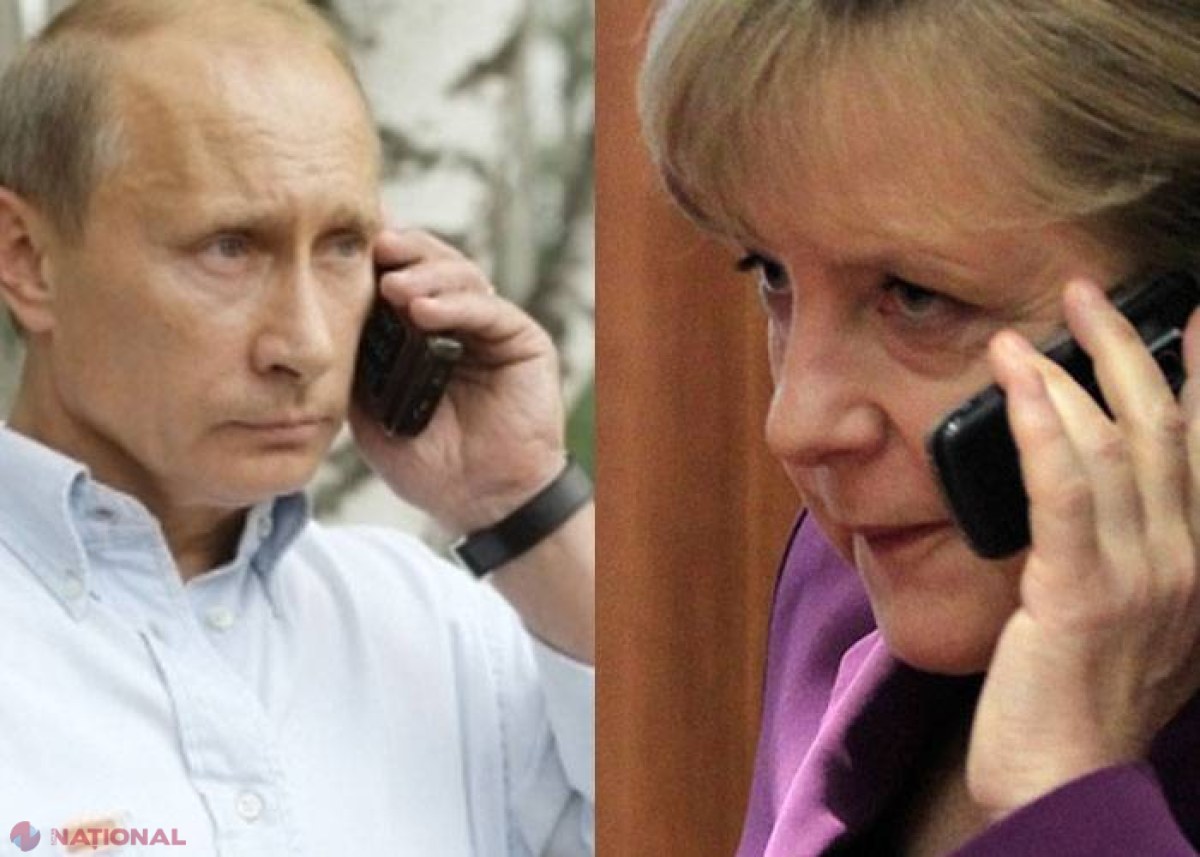 Putin a discutat la telefon cu Hollande şi Merkel. VEZI ce le-a spus