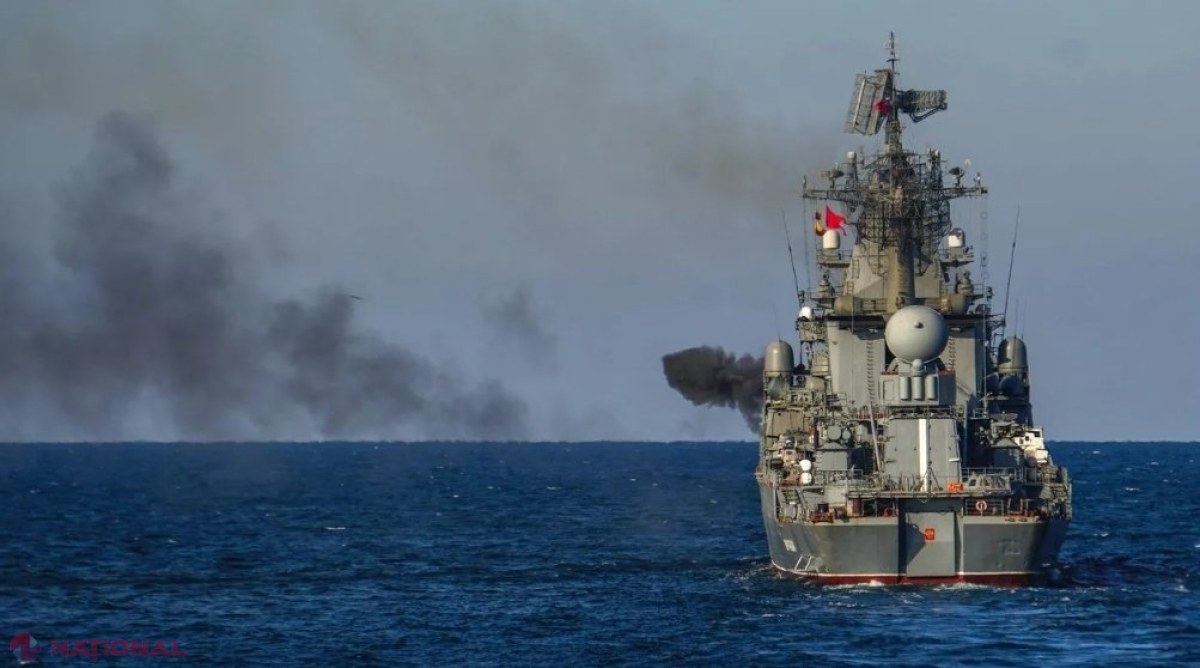 OFICIAL // Moscova CONFIRMĂ că nava amiral a flotei rusești, crucișatorul de rachete „Moskva”, s-a SCUFUNDAT în Marea Neagră  ​