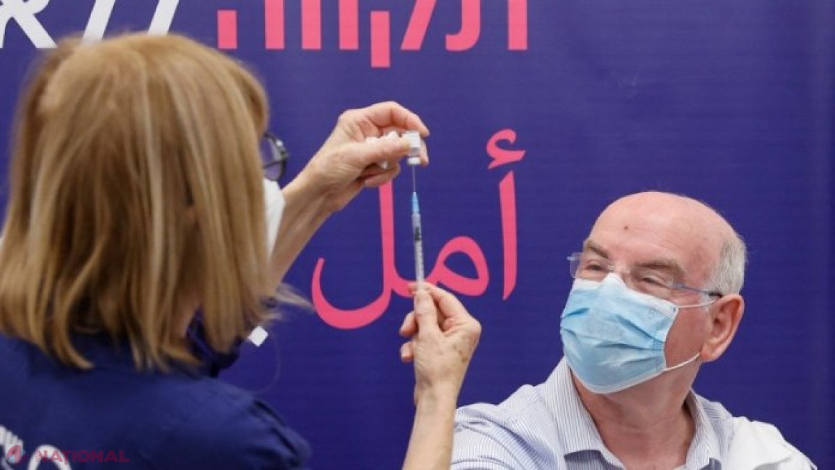 Israelul a testat cea de-a patra doză de vaccin împotriva COVID-19. Se așteaptă aprobarea oficială pentru vaccinarea populației