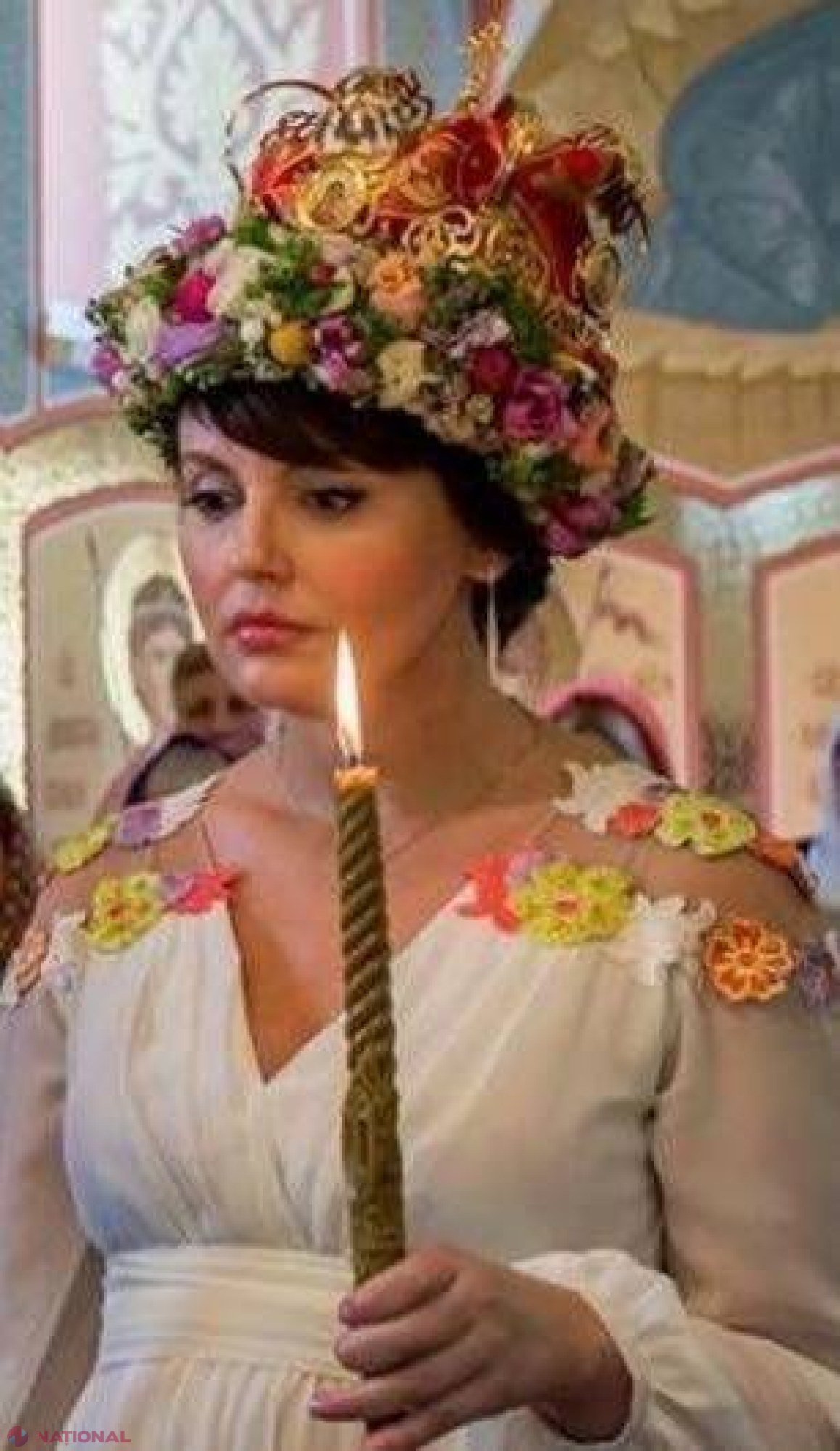 FOTO // Primele poze de la nunta lui Șevciuk și Ștanski GRAVIDĂ. I-a cununat Mitropolitul Vladimir: „A fost IDEEA mea” 