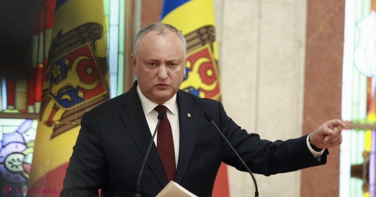 Președintele în exercițiu afirmă că Maia Sandu trebuie să-și asume RESPONSABILITATEA TOTALĂ pentru guvernare, cu Guvernul Chicu în funcție. Dodon se CONTRAZICE și în privința anticipatelor