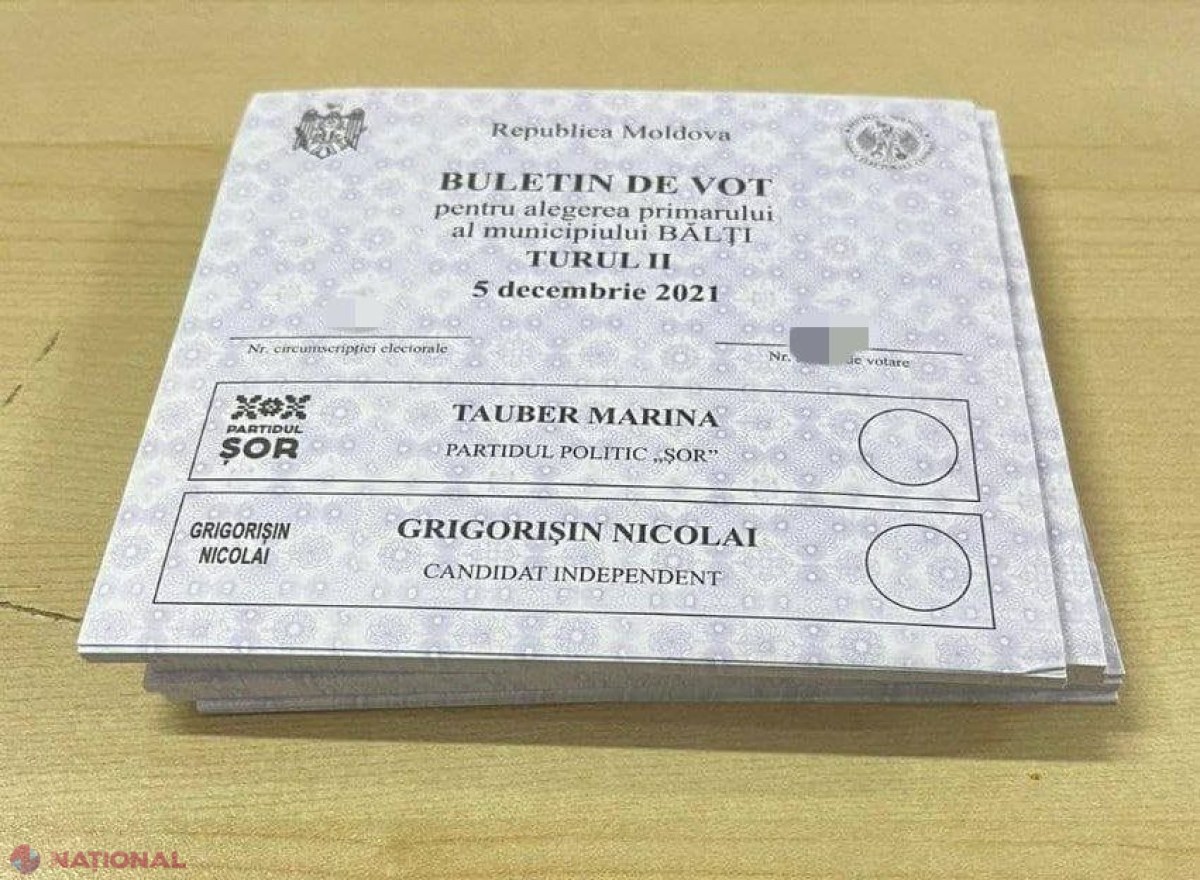 Alegerile locale noi de la Bălţi au fost SUSPENDATE, după ce Curtea de Apel Bălţi a decis ANULAREA înregistrării Marinei Tauber în cursa electorală