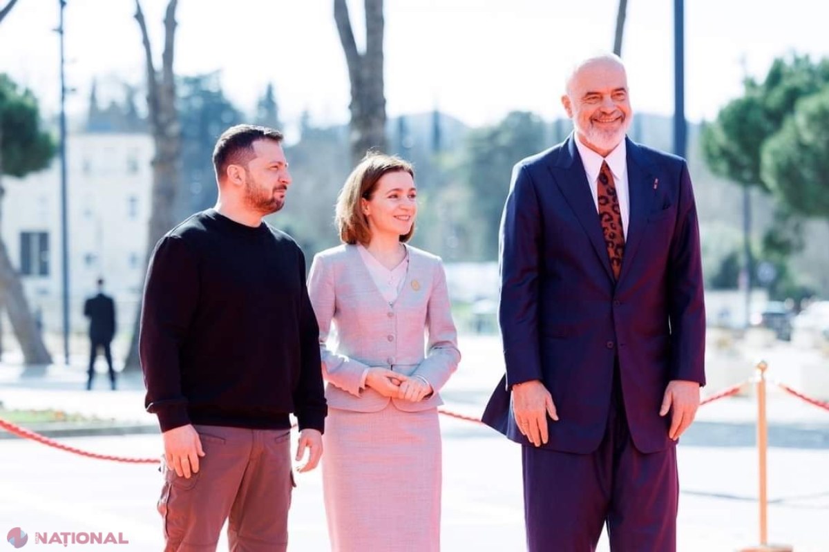 Maia Sandu și Volodimir Zelenski, discuţii la Tirana despre rezistența ucraineană în fața invaziei ruse și despre ,,viitorul comun