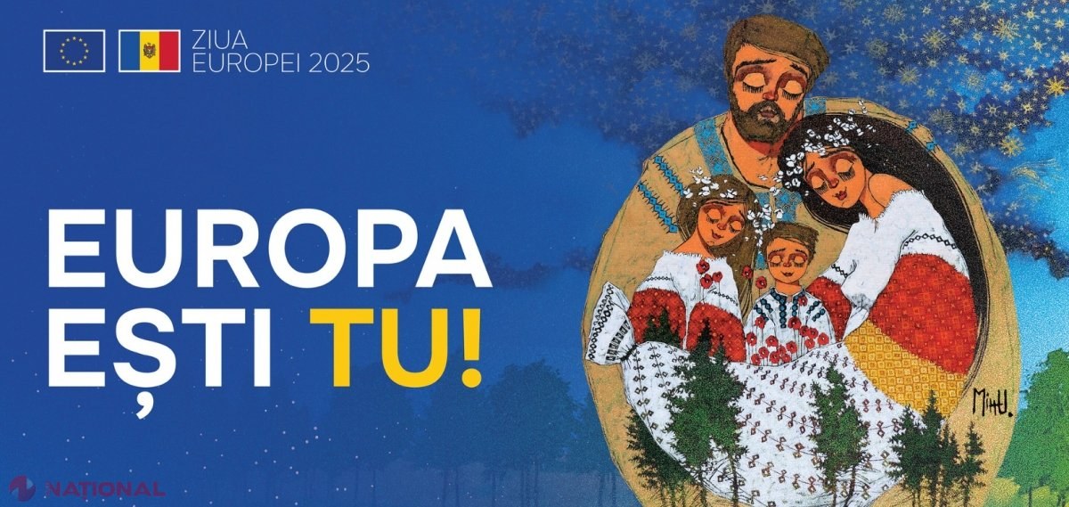 Ziua Europei, sărbătorită pe 9 mai, în centrul Chișinăului! Harta Orășelului European