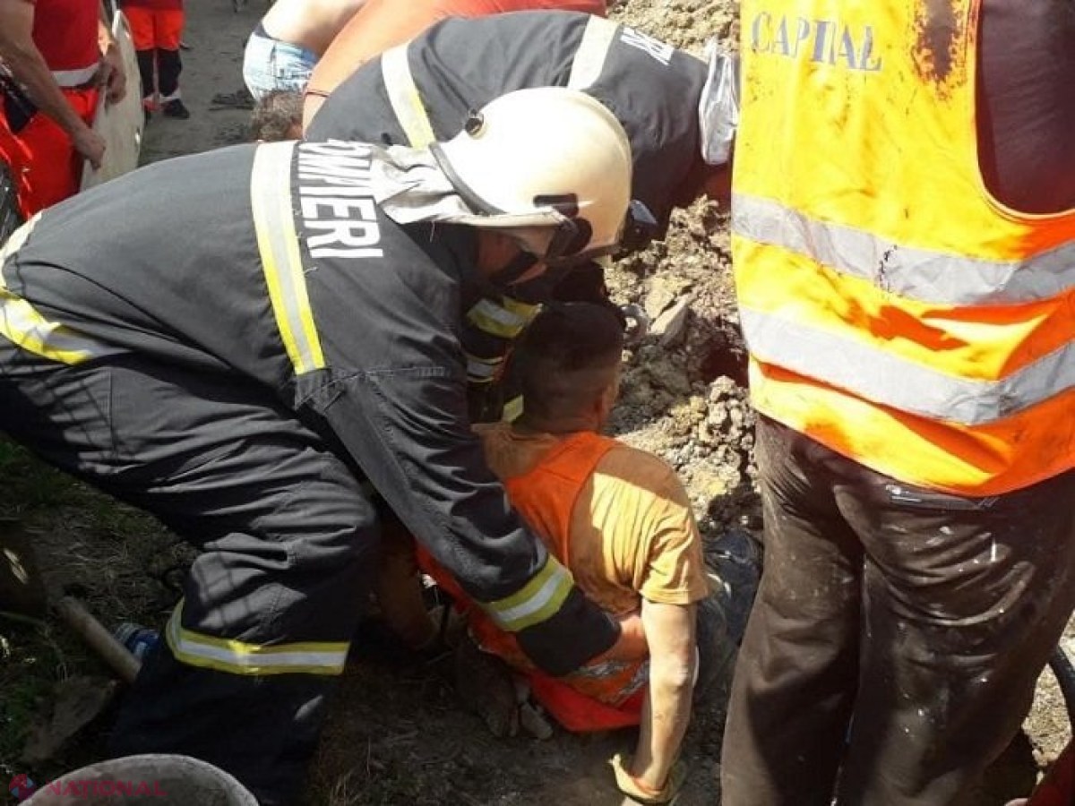 FOTO // Un bărbat de la Telenești, la un pas de moarte, după ce a căzut un mal peste el