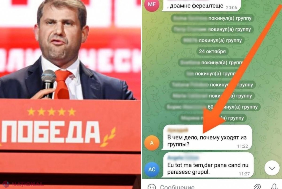 FOTO // Oamenii lui Șor s-au SPERIAT că ar putea plăti amenzi usturătoare sau chiar să stea la PUȘCĂRIE și părăsesc masiv chat-urile destinate coruperii alegătorilor: „Ce se întâmplă, de ce părăsiți grupul?”