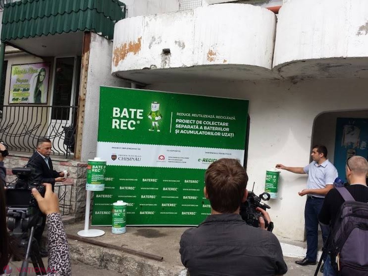 Peste 300 de COȘURI pentru colectarea bateriilor uzate, INSTALATE în capitală