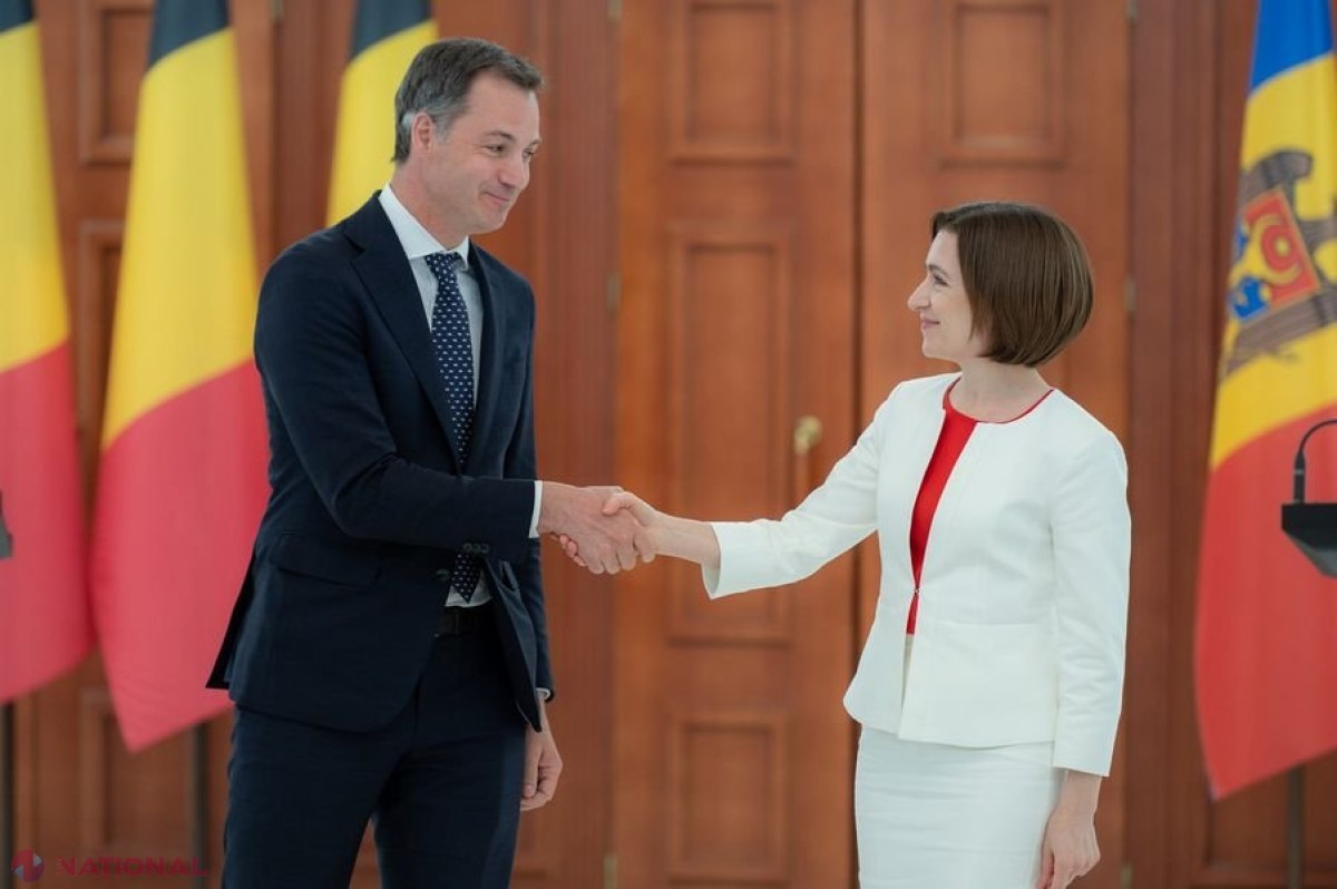 Premierul Belgiei, CONVINS că locul R. Moldova este în UE și de aceea va primi răspuns POZITIV privind obținerea statutului de țară-candidat la aderare
