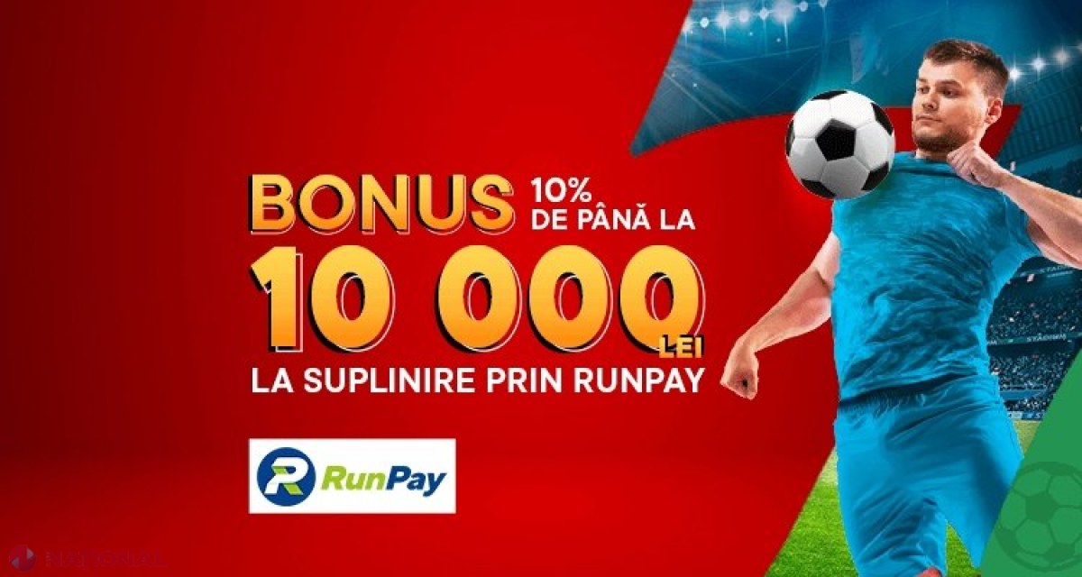 Au rămas DOUĂ zile! Nu ratați ocazia de a obține 10% bonus la suplinirea contului prin RunPay