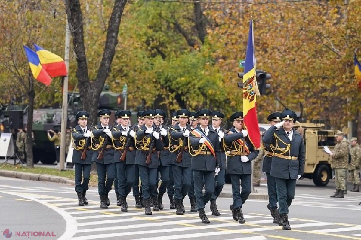 GALERIE FOTO // Militarii din R. Moldova au participat la repetițiile pentru parada militară din 1 decembrie, organizată cu prilejul Zilei Naţionale a României