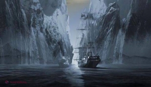 FOTO // O navă-FANTOMĂ, descoperită în Oceanul Arctic. Marinari au fost înfricoşaţi după ce au urcat la bordul ei