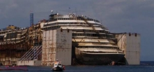 Ultima călătorie a epavei „Costa Concordia”