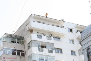 FOTO // Un bărbat s-ar fi ARUNCAT de la etajul 13 al unui bloc din Chișinău